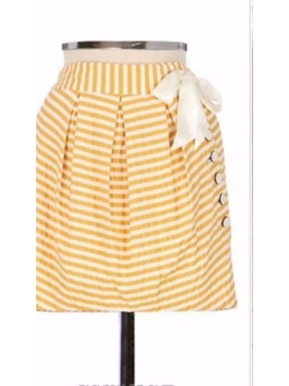 Anthropologie Leifsdottir Seersucker mini skirt size 2